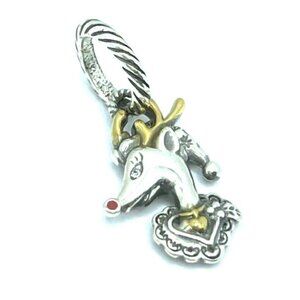 Brighton Christmas Deer Reindeer Rudolph Red Nose Holiday Merry Charm